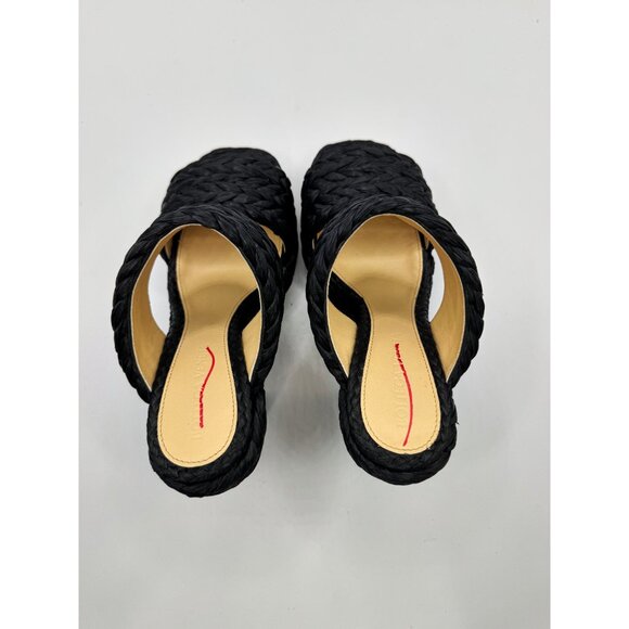 Bottega Veneta Trinity Canalazzo Woven Platform Sandals in Black - Picture 12 of 12